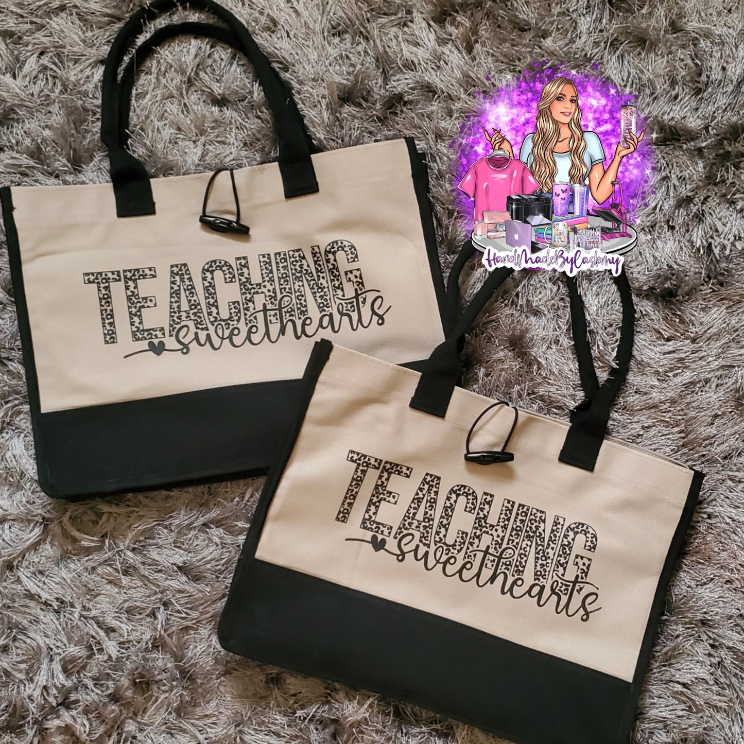 Teaching sweethearts tote bag